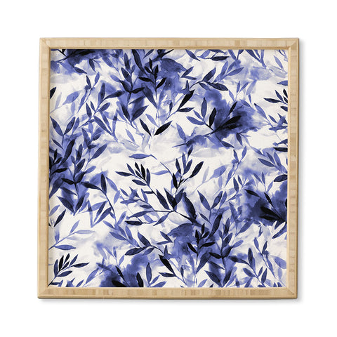 Jacqueline Maldonado Changes Indigo Framed Wall Art