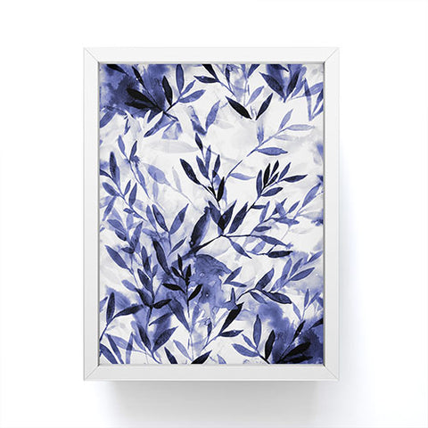 Jacqueline Maldonado Changes Indigo Framed Mini Art Print