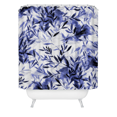 Jacqueline Maldonado Changes Indigo Shower Curtain