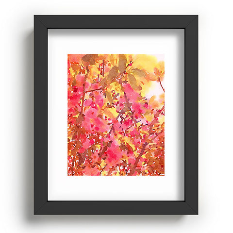 Jacqueline Maldonado Cherry Blossom Canopy Recessed Framing Rectangle