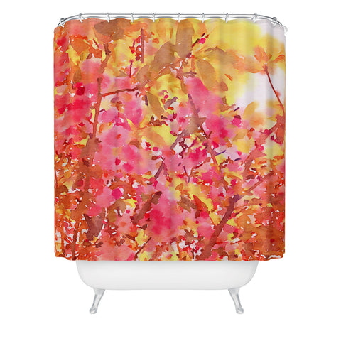 Jacqueline Maldonado Cherry Blossom Canopy Shower Curtain