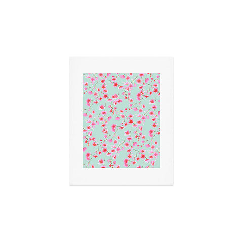 Jacqueline Maldonado Cherry Blossom Mint Art Print