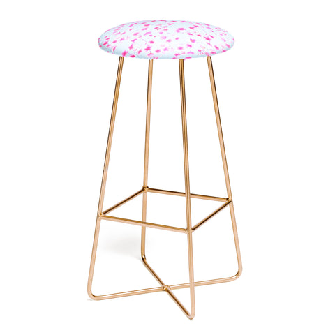 Jacqueline Maldonado Cherry Blossom Periwinkle Bar Stool