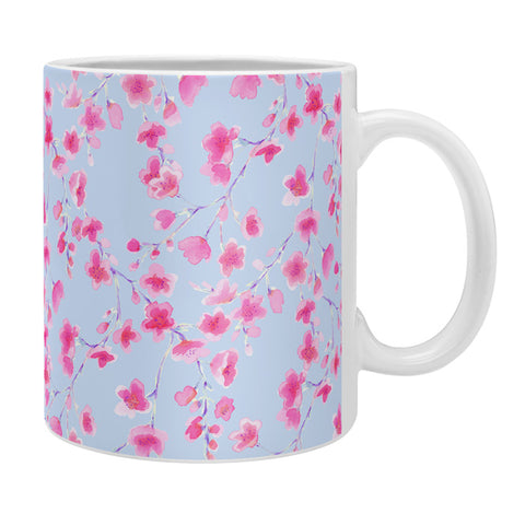 Jacqueline Maldonado Cherry Blossom Periwinkle Coffee Mug