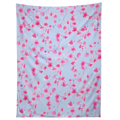 Jacqueline Maldonado Cherry Blossom Periwinkle Tapestry