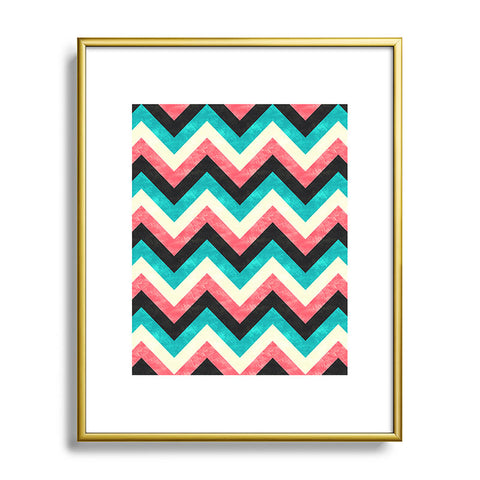 Jacqueline Maldonado Chevron Bold Metal Framed Art Print