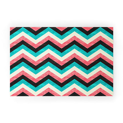 Jacqueline Maldonado Chevron Bold Welcome Mat