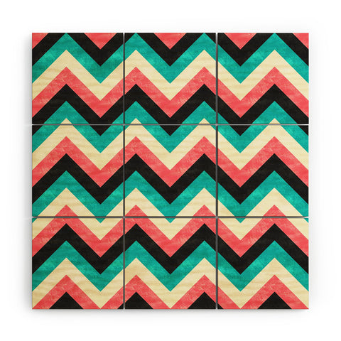 Jacqueline Maldonado Chevron Bold Wood Wall Mural
