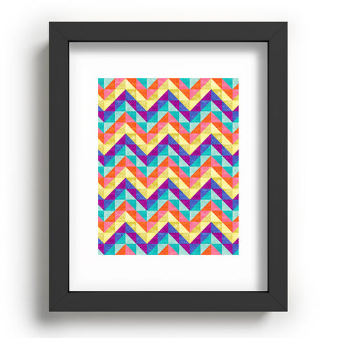 Jacqueline Maldonado Chevron Facet 1 Recessed Framing Rectangle