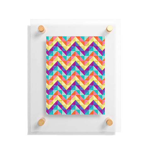 Jacqueline Maldonado Chevron Facet 1 Floating Acrylic Print