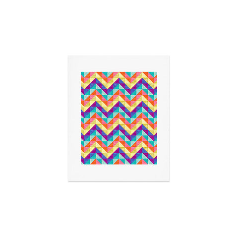 Jacqueline Maldonado Chevron Facet 1 Art Print