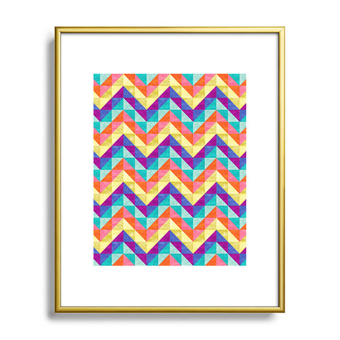 Jacqueline Maldonado Chevron Facet 1 Metal Framed Art Print