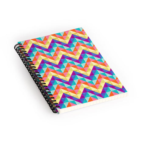 Jacqueline Maldonado Chevron Facet 1 Spiral Notebook