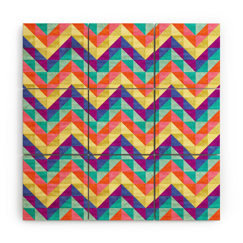 Jacqueline Maldonado Chevron Facet 1 Wood Wall Mural