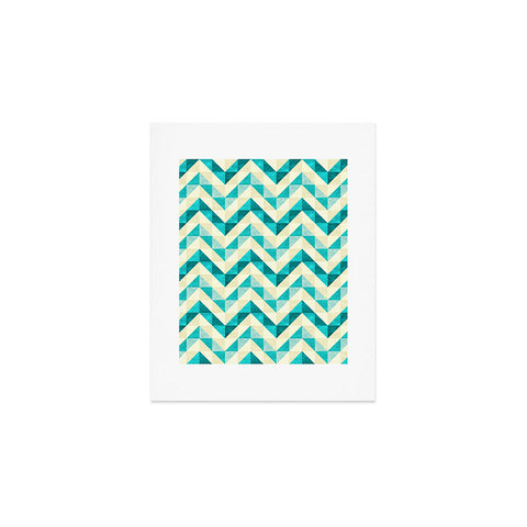 Jacqueline Maldonado Chevron Facet 4 Art Print