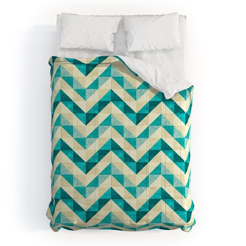 Jacqueline Maldonado Chevron Facet 4 Comforter