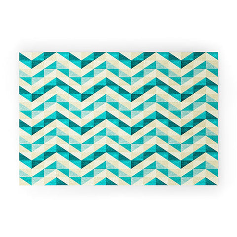 Jacqueline Maldonado Chevron Facet 4 Welcome Mat