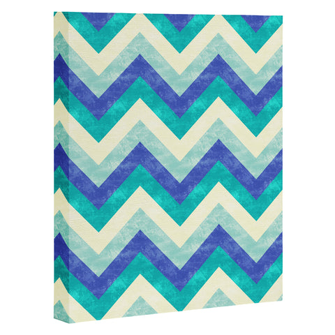 Jacqueline Maldonado Chevron Ocean Art Canvas
