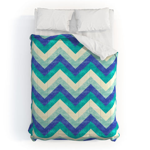 Jacqueline Maldonado Chevron Ocean Comforter