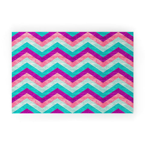Jacqueline Maldonado Chevron Sweet Welcome Mat