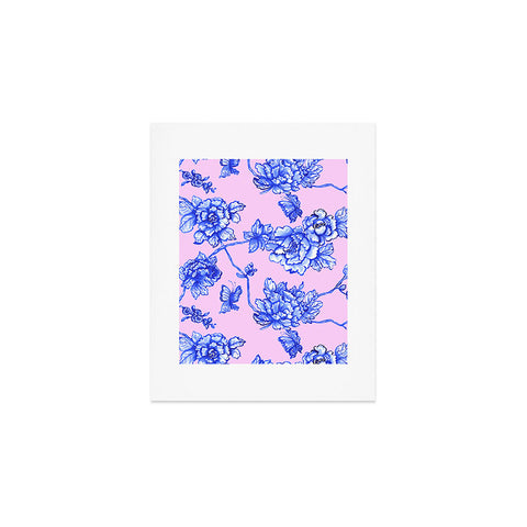 Jacqueline Maldonado Chinoserie Floral Blush Art Print