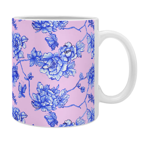 Jacqueline Maldonado Chinoserie Floral Blush Coffee Mug