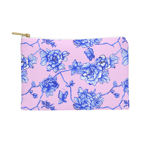 Jacqueline Maldonado Chinoserie Floral Blush Pouch