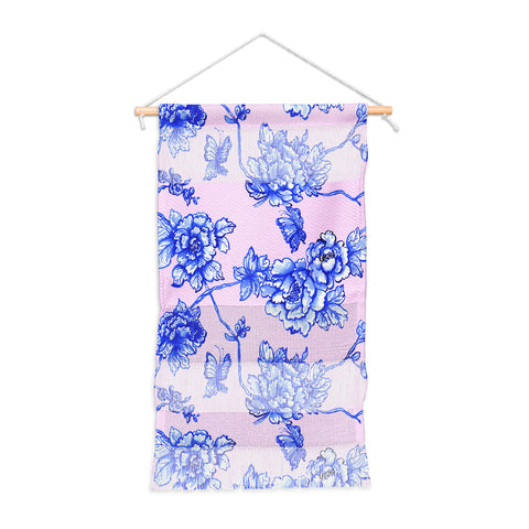 Jacqueline Maldonado Chinoserie Floral Blush Wall Hanging Portrait