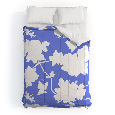 Jacqueline Maldonado Chinoserie Silhouette Blue Comforter
