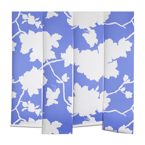 Jacqueline Maldonado Chinoserie Silhouette Blue Wall Mural