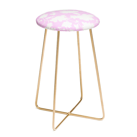 Jacqueline Maldonado Chinoserie Silhouette Blush Counter Stool