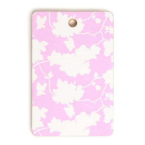 Jacqueline Maldonado Chinoserie Silhouette Blush Cutting Board Rectangle