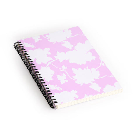 Jacqueline Maldonado Chinoserie Silhouette Blush Spiral Notebook