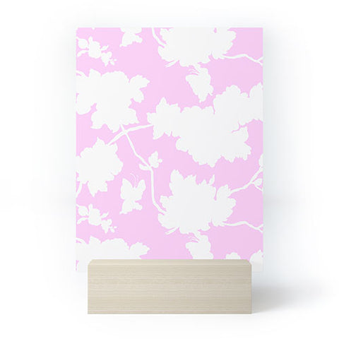 Jacqueline Maldonado Chinoserie Silhouette Blush Mini Art Print