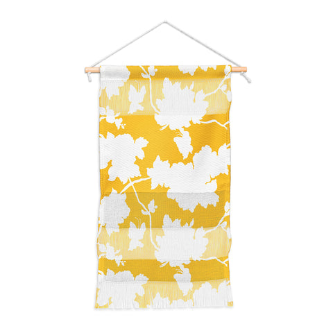 Jacqueline Maldonado Chinoserie Silhouette Yellow Wall Hanging Portrait