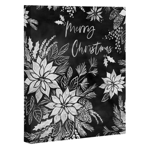 Jacqueline Maldonado Christmas Chalkboard Art Canvas