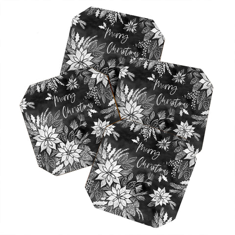 Jacqueline Maldonado Christmas Chalkboard Coaster Set