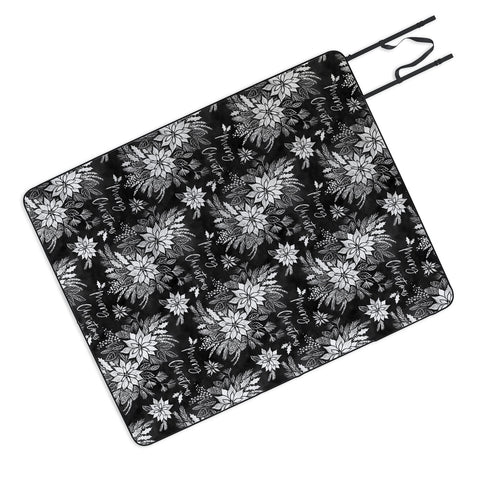 Jacqueline Maldonado Christmas Chalkboard Picnic Blanket
