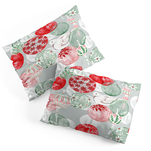 Jacqueline Maldonado Christmas Dove Ornaments Pillow Shams