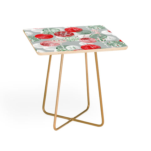 Jacqueline Maldonado Christmas Dove Ornaments Side Table