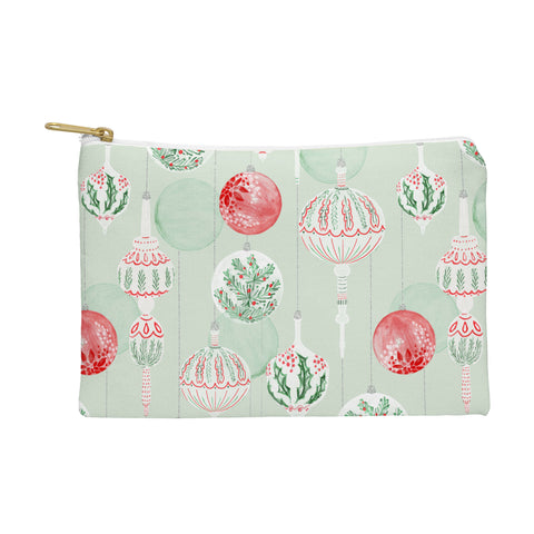 Jacqueline Maldonado Christmas Ornaments Green Pouch