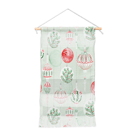 Jacqueline Maldonado Christmas Ornaments Green Wall Hanging Portrait