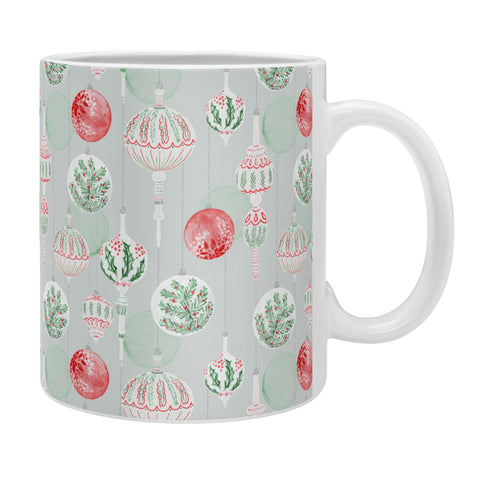 Jacqueline Maldonado Christmas Ornaments Grey Coffee Mug