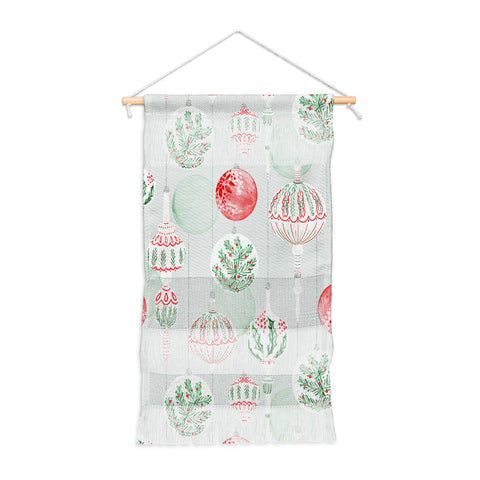 Jacqueline Maldonado Christmas Ornaments Grey Wall Hanging Portrait