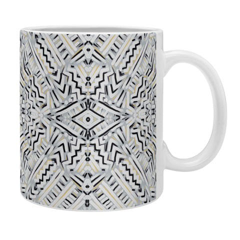 Jacqueline Maldonado Clandestine Black White Gold Coffee Mug