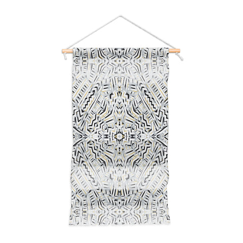 Jacqueline Maldonado Clandestine Black White Gold Wall Hanging Portrait