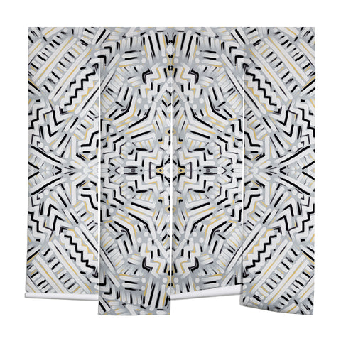 Jacqueline Maldonado Clandestine Black White Gold Wall Mural
