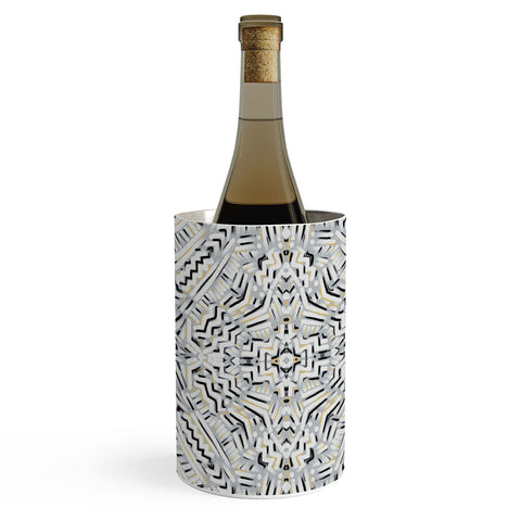 Jacqueline Maldonado Clandestine Black White Gold Wine Chiller
