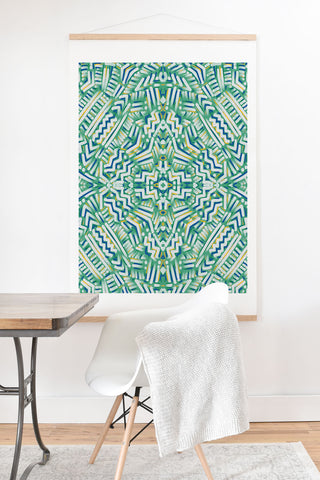 Jacqueline Maldonado Clandestine Green Art Print And Hanger
