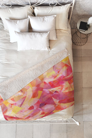 Jacqueline Maldonado Concentric Fleece Throw Blanket